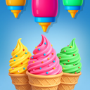 بازی بستنی رنگین کمانی