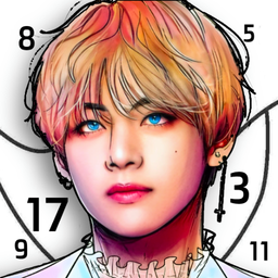 Kpop Paint by Numbers BT21