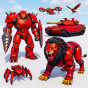 Lion Robot Car Game:Robot Game