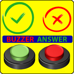 buzzer answer game correct or wrong button