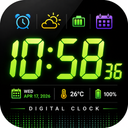 Huge Digital Clock Widget