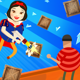 Kids Super Girl Shooting Game