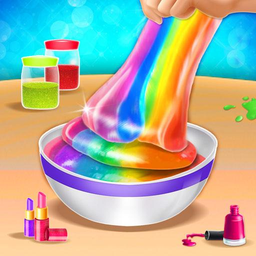 Fluffy Slime Maker DIY Rainbow Fun