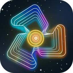 Finger Spinner: Neon Glow Art