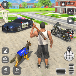 US Cop Duty Police Car Game