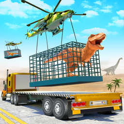 Dinosaur clearance transport truck