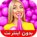 چالش خنده دار رقابت غذایی (بدون نت)