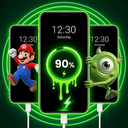 3D Battery Charging Animation