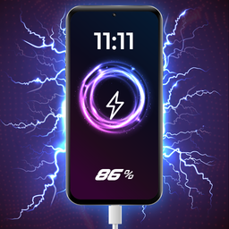 3D Battery Charging Animation