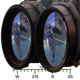 Military Binoculars Simulated