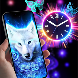 Cute Wallpaper HD Cool Clock