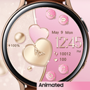 Pink and Gold Heart_Watchface