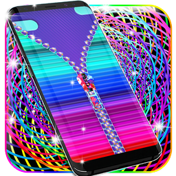 Colorful zip locker