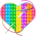 Happy Cross Stitch Color By Number-Needle Art Free