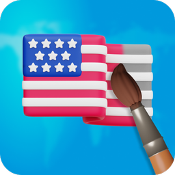 Coloring Book: Flag Painting