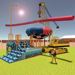 Build Water Theme Park Games
