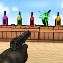 Knock Bottles Down Gun Games