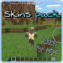 Skins pack addon for mcpe