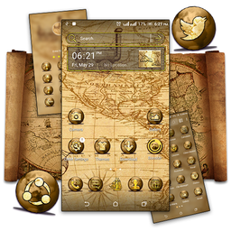 Ancient Map Launcher Theme