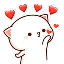 Cute Mochi Sticker - WASticker