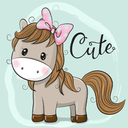 Cute Pony Wallpaper HD 4K