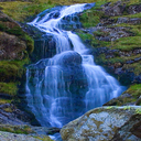 Amazing Blue Waterfall LWP