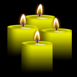 Yellow Candles Live Wallpaper