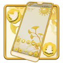 Yellow Ginkgo Leaf Theme