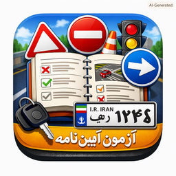 آزمون آئین نامه  رانندگی 1405
