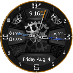 Carbon Gears HD Watch Face