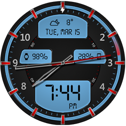 Chrome LED HD Watch Face