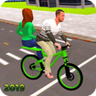 BMX Bicycle Taxi Driving: City Transport