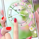 Flower Clock Live Wallpaper