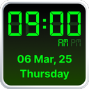 Digital Clock Live Wallpaper