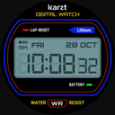 Digital karzt watch face