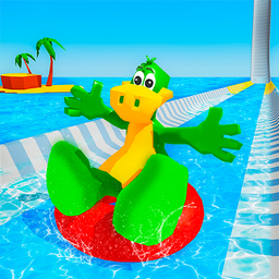 Aqua Dinosaur Slide