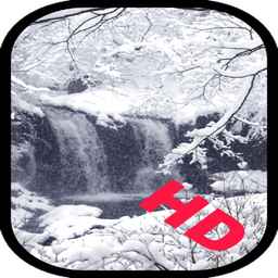 Winter Waterfall live HD