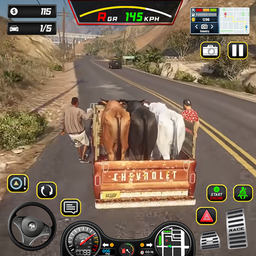 Farm Animal Transport Cow Game