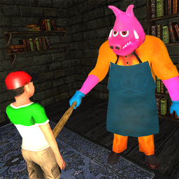 Scary Piggy Granny Horror Game