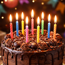 Birthday cake simulator