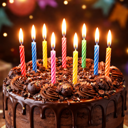 Birthday cake simulator