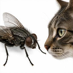 Fly simulator: cat toy