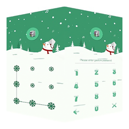 AppLock Theme Snowman