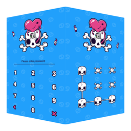 AppLock Theme Skull