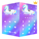 AppLock Theme Unicorn – Paid Theme