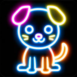 Neon Doodle Art Paint for Kids