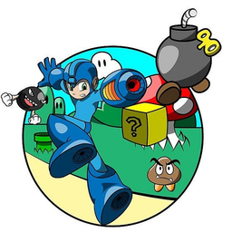 mega man in mario