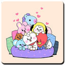 Cute Lol BT21 Wallpaper