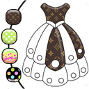 Pattern Coloring Game For Dresses