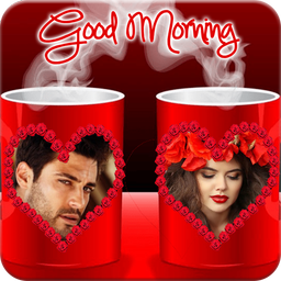 Coffee Cup Dual Photo Frames